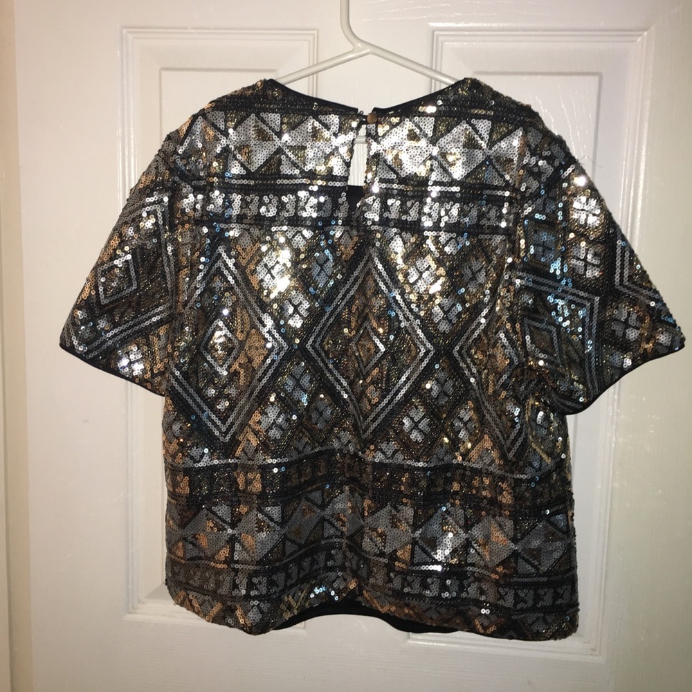 Crop Sequin Top - image 4